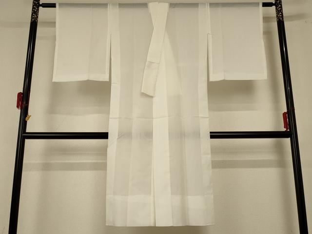 平和屋着物＊夏物 長襦袢 絽 白色 洗える着物 AABF1587jd