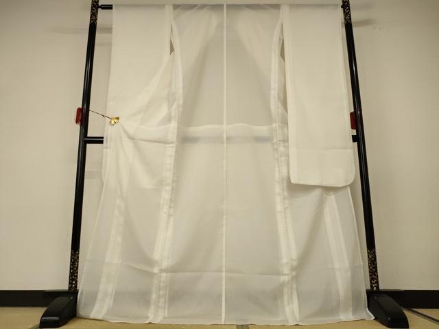 平和屋着物＊夏物　振袖用長襦袢　絽　白色　洗える着物　AABF1595jd 平和屋着物＊夏物 振袖用長襦袢 絽 白色 洗える着物 AABF1595jdの通販