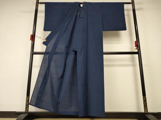 平和屋着物＊夏物 色無地 縦絽 流水文紗 褐返色 正絹 逸品 AABF1597jd