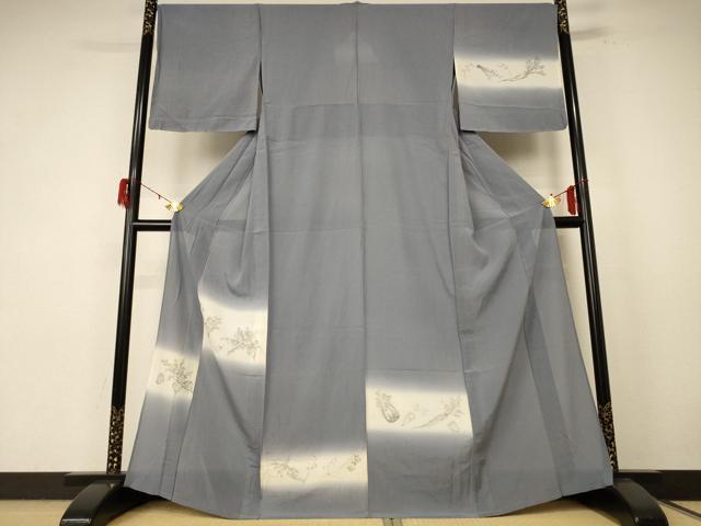 平和屋着物＊夏物 訪問着 絽縮緬 成り物 暈し染め 正絹 逸品 未使用 AABF1598jd