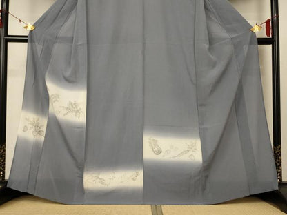 平和屋着物＊夏物 訪問着 絽縮緬 成り物 暈し染め 正絹 逸品 未使用 AABF1598jd