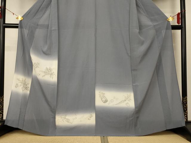 平和屋着物＊夏物 訪問着 絽縮緬 成り物 暈し染め 正絹 逸品 未使用 AABF1598jd