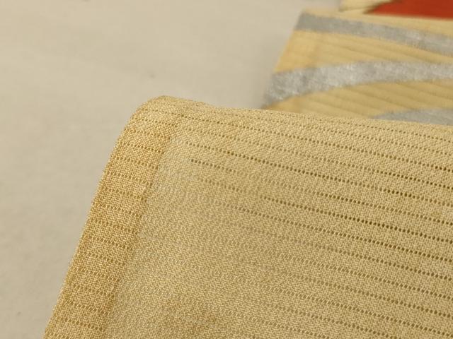 平和屋着物＊夏物　アンティーク　大正ロマン　振袖　絽　刺繍　草花文　金銀彩　正絹　逸品　AABF1606jd6