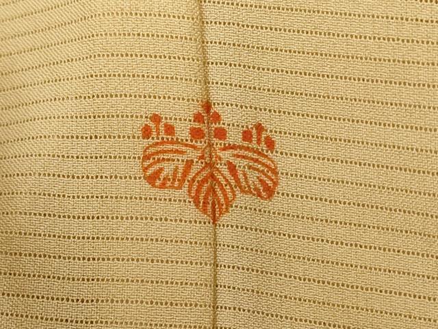 平和屋着物＊夏物　アンティーク　大正ロマン　振袖　絽　刺繍　草花文　金銀彩　正絹　逸品　AABF1606jd6