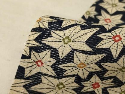 平和屋着物＊夏物　小紋　絽　花づくし　正絹　逸品　AABF1610jd