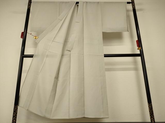 平和屋着物＊夏物 男性 本場縞大島紬 夏大島 砂色 反端付き 正絹 逸品 AABF1613jd