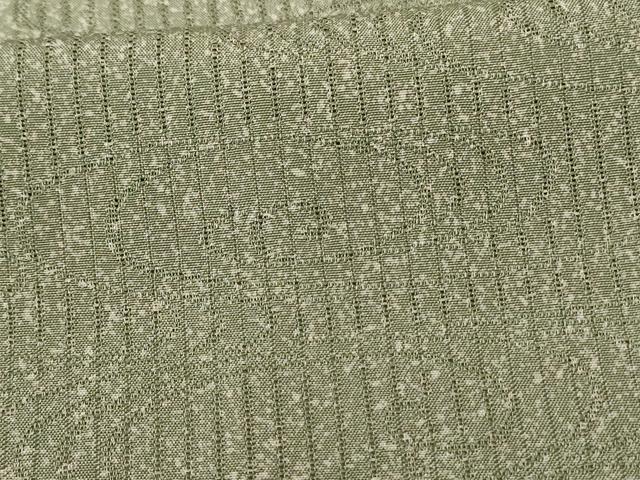 平和屋着物＊夏物 小紋 縦絽 流水文 正絹 逸品 AABF1615jd