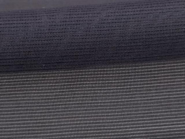 平和屋着物＊夏物 色無地 絽 黒紅色 正絹 逸品 AABF1621jd