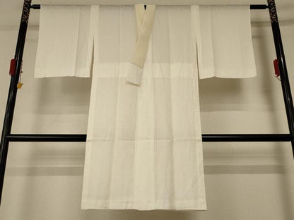 平和屋着物＊夏物 長襦袢 流水文紗 白色 正絹 逸品 AABF1623jd