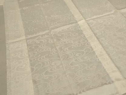 平和屋着物＊夏物 長襦袢 流水文紗 白色 正絹 逸品 AABF1623jd