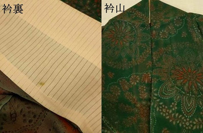 平和屋着物＊夏物 小紋 紗 正倉院花文 正絹 逸品 AABF1627jd