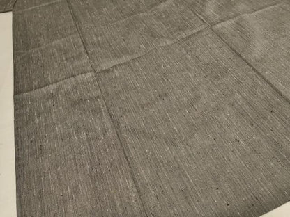 平和屋着物＊夏物　男性　紗紬　縞　正絹　逸品　AABF1629jd