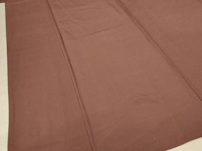 平和屋着物＊夏物 色無地 絽 宗伝唐茶色 正絹 逸品 AABF1630jd