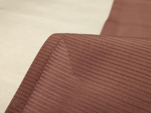 平和屋着物＊夏物 色無地 絽 宗伝唐茶色 正絹 逸品 AABF1630jd