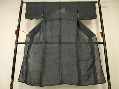 平和屋着物＊夏物 紗紬 霞文 正絹 逸品 AABF1631jd