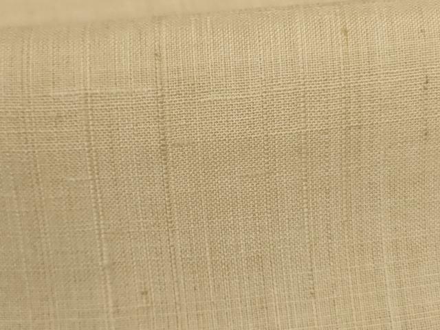 平和屋着物＊夏物 男性 生紬 浅黄色 正絹 逸品 AABF1633jd