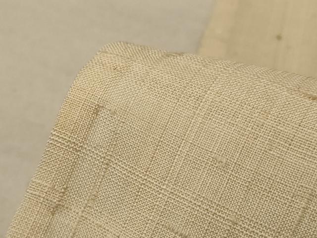 平和屋着物＊夏物 男性 生紬 浅黄色 正絹 逸品 AABF1633jd