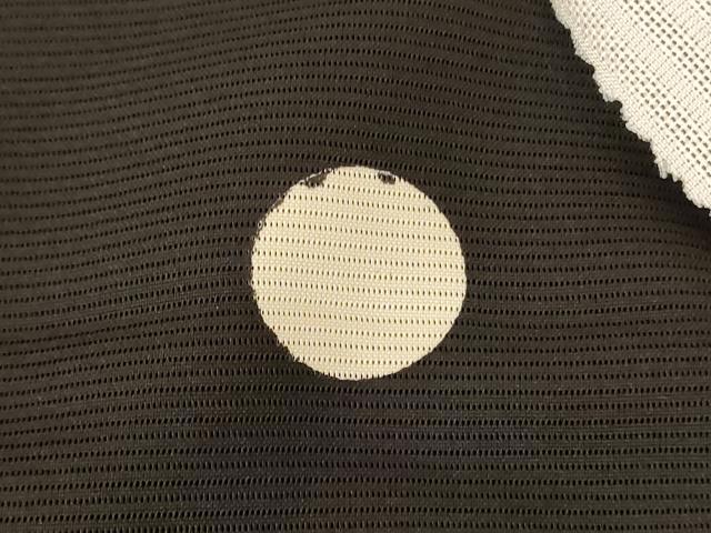 平和屋着物＊夏物　黒留袖　駒刺繍　絽　風景松文　暈し染め　金彩　仮絵羽　正絹　逸品　未使用　AABF1639jd