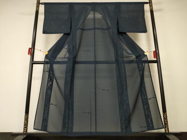 平和屋着物＊夏物 色無地 絽 褐返色 正絹 逸品 AABF1644jd