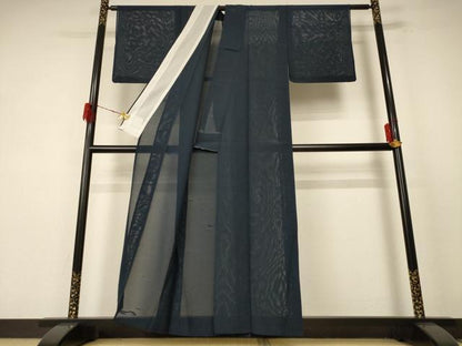 平和屋着物＊夏物 色無地 絽 褐返色 正絹 逸品 AABF1644jd