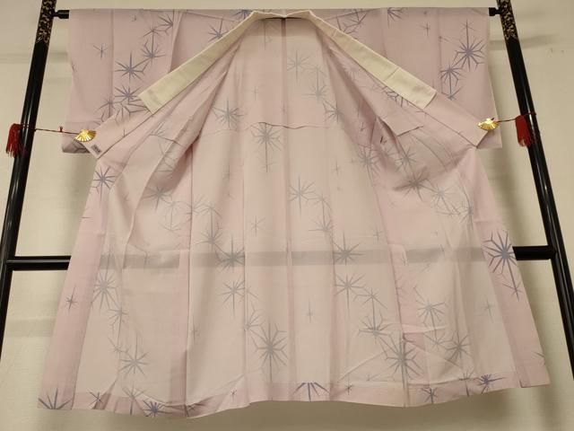 平和屋着物＊夏物 長襦袢 絽 麻の葉文様 高島屋扱い 正絹 逸品 AABF1660jd