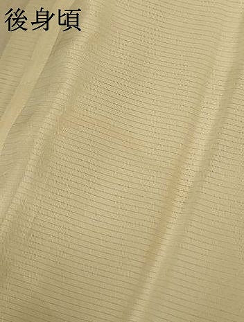 平和屋着物＊夏物 長襦袢 絽 象牙色 正絹 逸品 AABF1663jd