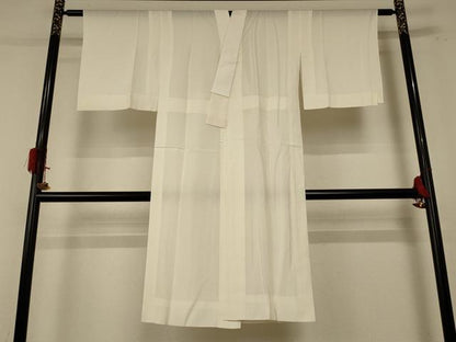 平和屋着物＊夏物 長襦袢 絽 象牙色 正絹 逸品 AABF1663jd