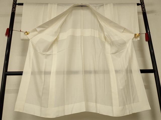 平和屋着物＊夏物 長襦袢 絽 象牙色 正絹 逸品 AABF1663jd