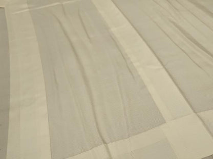平和屋着物＊夏物 長襦袢 絽 象牙色 正絹 逸品 AABF1663jd
