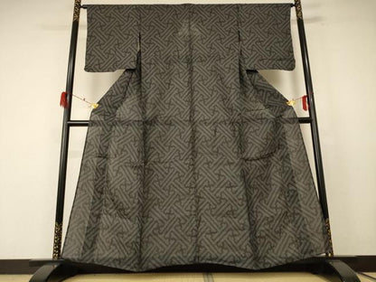 平和屋着物＊夏物 石川県指定無形文化財 能登上布 本麻手織上布 工字繋ぎ 麻 逸品 AABF1667jd