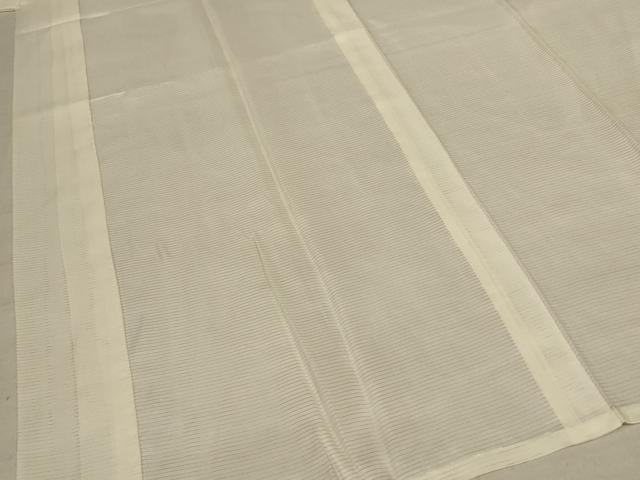 平和屋着物＊夏物 長襦袢 絽 鳥の子色 正絹 逸品 AABF1671jd