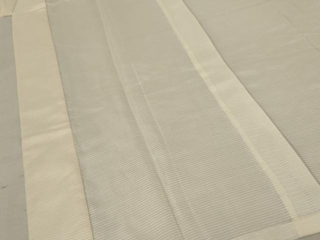 平和屋着物＊夏物 長襦袢 絽 鳥の子色 正絹 逸品 AABF1678jd