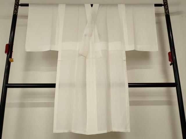 平和屋着物＊夏物 長襦袢 絽 象牙色 正絹 逸品 AABF1679jd