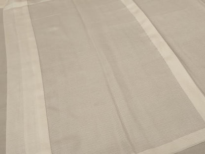 平和屋着物＊夏物 長襦袢 絽 象牙色 正絹 逸品 AABF1679jd