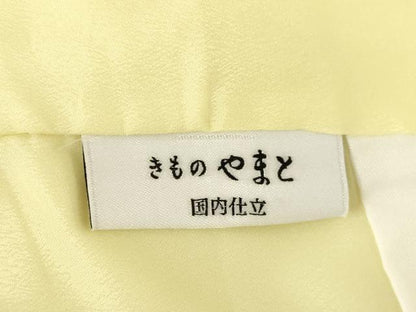 平和屋着物●小紋　舞花文　銀彩　やまと誂製　洗える着物　未使用　AABF1761ck