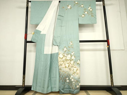 平和屋着物●訪問着　花籬文　暈し染め　金彩　正絹　逸品　AABF1785ck