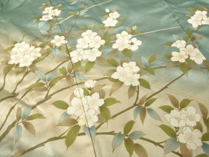 平和屋着物●訪問着　花籬文　暈し染め　金彩　正絹　逸品　AABF1785ck