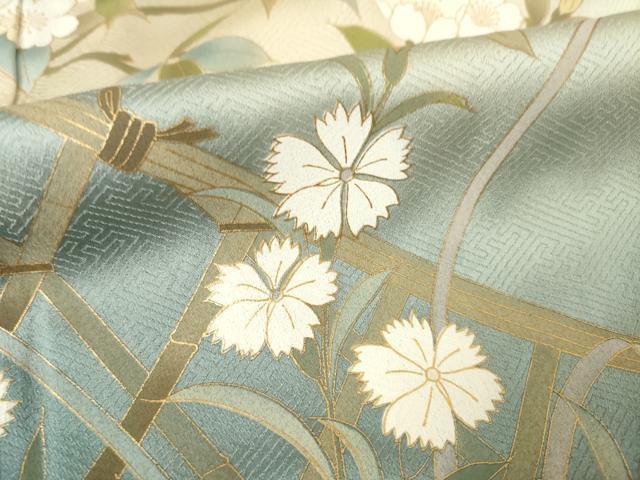 平和屋着物●訪問着　花籬文　暈し染め　金彩　正絹　逸品　AABF1785ck