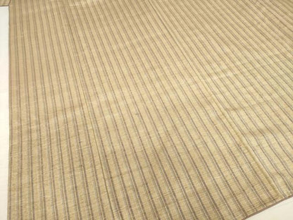 平和屋着物●上質な紬　若宮間道　反端付き　正絹　逸品　未使用　AABF1789ck