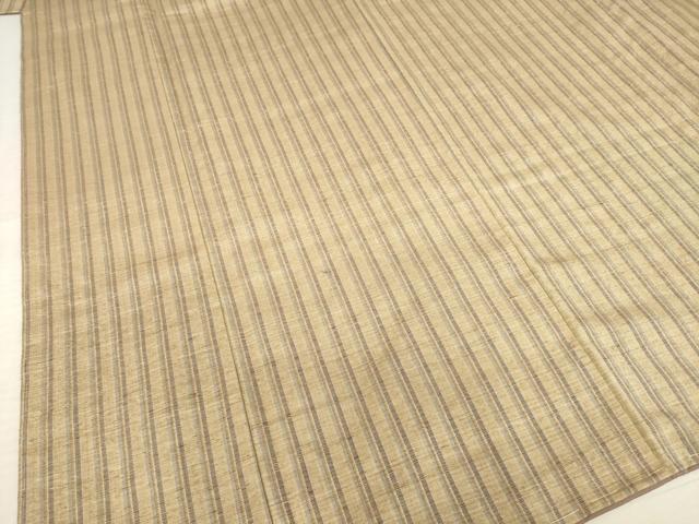 平和屋着物●上質な紬　若宮間道　反端付き　正絹　逸品　未使用　AABF1789ck