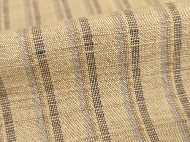 平和屋着物●上質な紬　若宮間道　反端付き　正絹　逸品　未使用　AABF1789ck