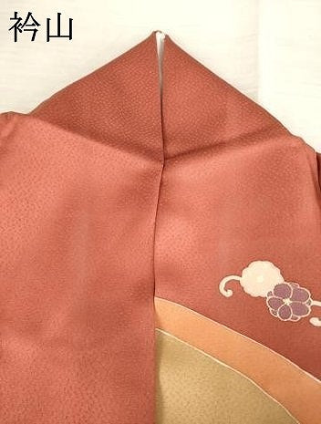 平和屋着物●訪問着　吉祥花文　金彩　正絹　逸品　AABF1795ck