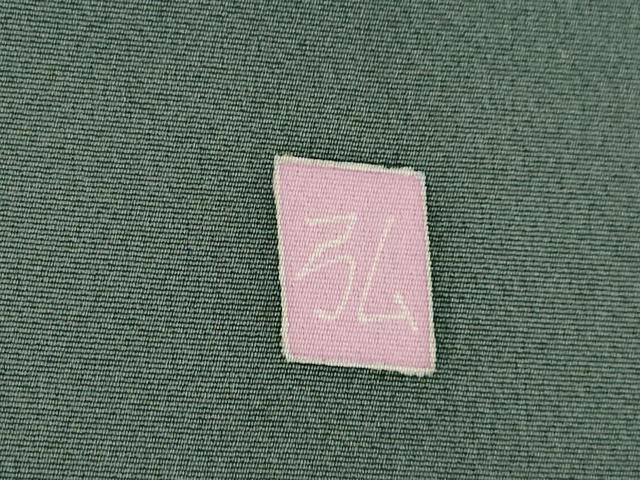 平和屋着物●訪問着　友禅　作家物　草花文　正絹　逸品　AABF1796ck