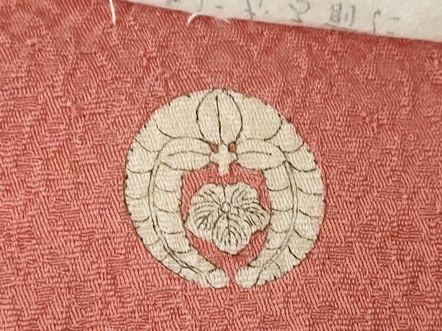 平和屋着物●上質な色無地　甚三紅色　ロング丈　正絹　逸品　未使用　AABF1797ck 平和屋着物○上質な色無地 甚三紅色 ロング丈 正絹 逸品 未