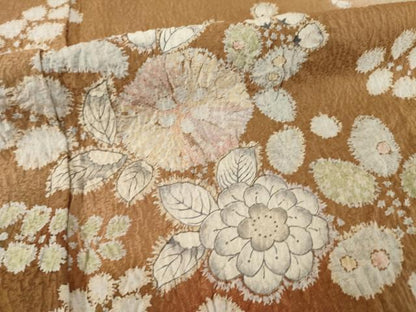 平和屋着物●訪問着　辻が花　絞り　暈し染め　正絹　逸品　AABF1798ck
