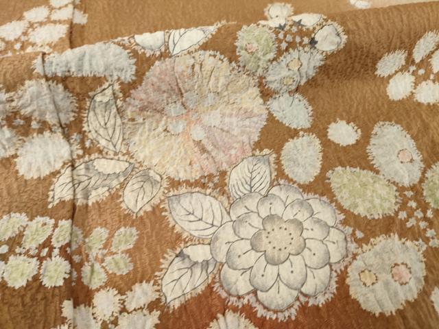 平和屋着物●訪問着　辻が花　絞り　暈し染め　正絹　逸品　AABF1798ck