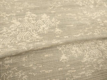 平和屋着物●本場大島紬　200亀甲　カタス7マルキ　風景文　正絹　逸品　AABF1802ck