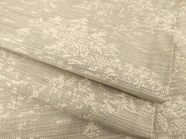 平和屋着物●本場大島紬　200亀甲　カタス7マルキ　風景文　正絹　逸品　AABF1802ck 平和屋着物○本場大島紬 200亀甲 カタス7マルキ 風景文 正絹 逸品