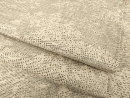 平和屋着物●本場大島紬　200亀甲　カタス7マルキ　風景文　正絹　逸品　AABF1802ck