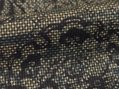 平和屋着物●本場大島紬　訪問着　一元7マルキ　横段花文　正絹　逸品　AABF1817ck